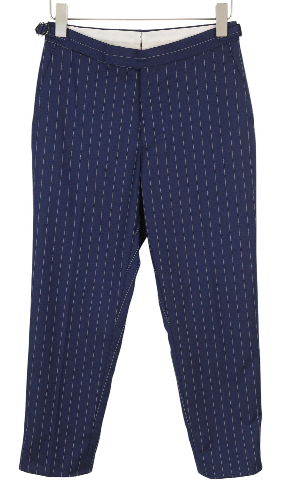 SUITSUPPLY La Spalla Brescia Men Suit UK34R UK36L Blue Wool Pinstriped 2 Piece