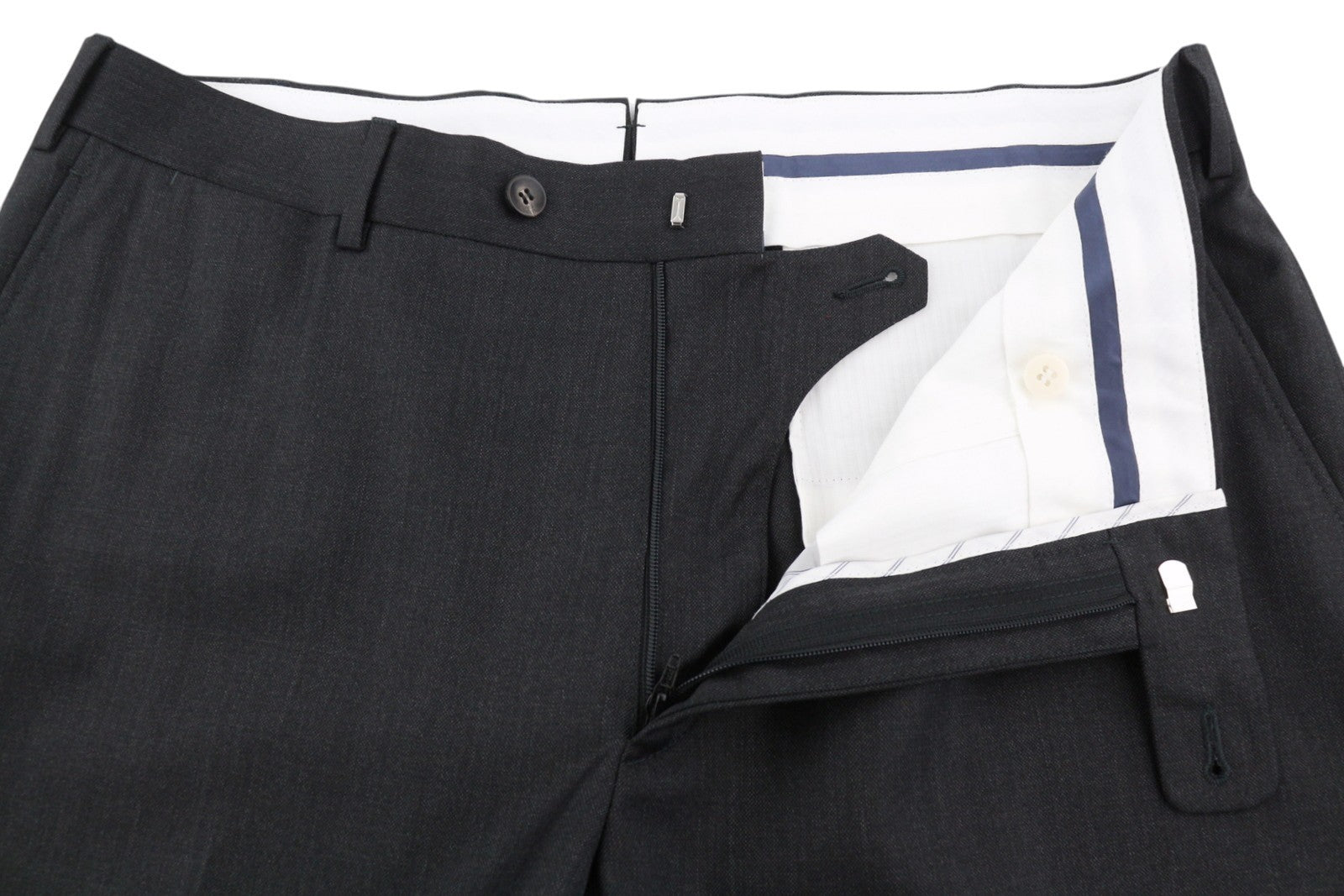 SUITSUPPLY Napoli Single Breasted Brescia Men Suit UK38L UK40R Grey Wool 2in1