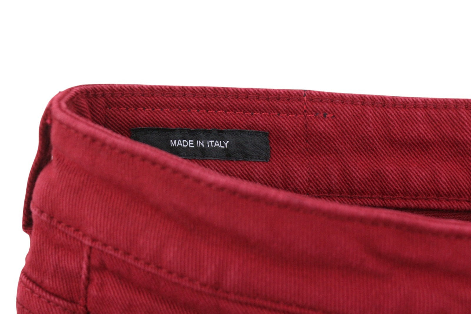 R13 berniukiški tiesūs moteriški džinsai 27 ryškiai raudoni, tamprūs, trumpinti iki kulkšnių, su užtrauktuku. 