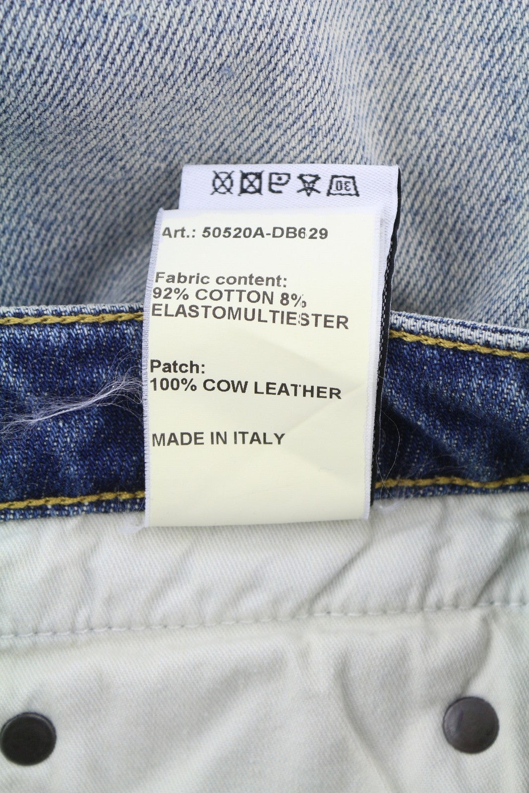 R13 berniukiški tiesūs moteriški džinsai 27 mėlyni, tamprūs, išblukę, trumpinti džinsai iki kulkšnių. 