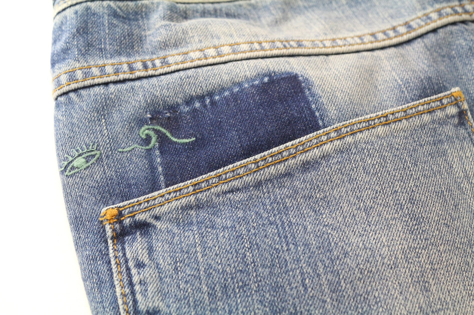 SCOTCH & SODA Fleet Men's Jeans W30/L34 Blue Distressed 3D Anti Fit Non-Stretch