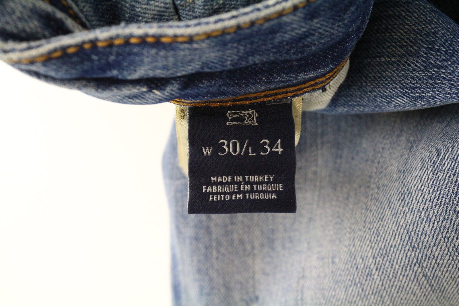 SCOTCH & SODA Fleet Men's Jeans W30/L34 Blue Distressed 3D Anti Fit Non-Stretch