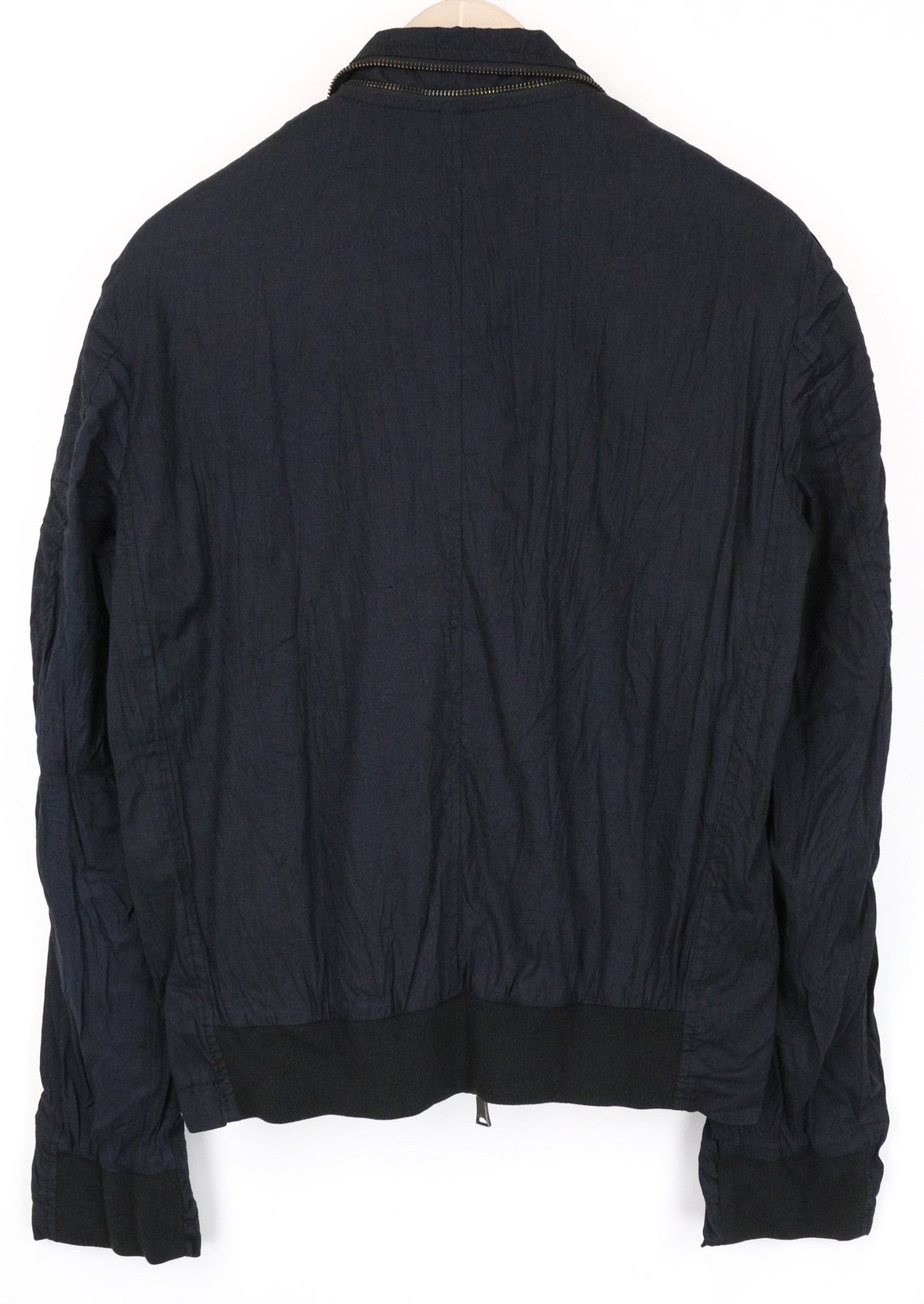 RICHMOND vyriška striukė IT48 juoda medvilnės mišinio lengva dizainerio striukė vėjui 