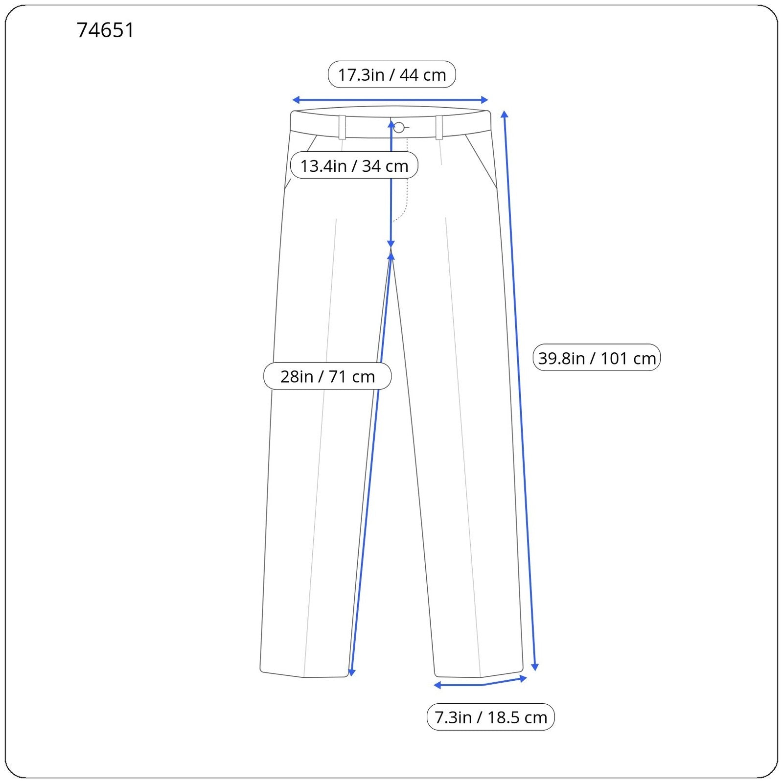 SUITSUPPLY Vigo vyriškos kelnės UK40S mėlynos, priglundančios, languotos, vilnonės ir šilko spalvos 