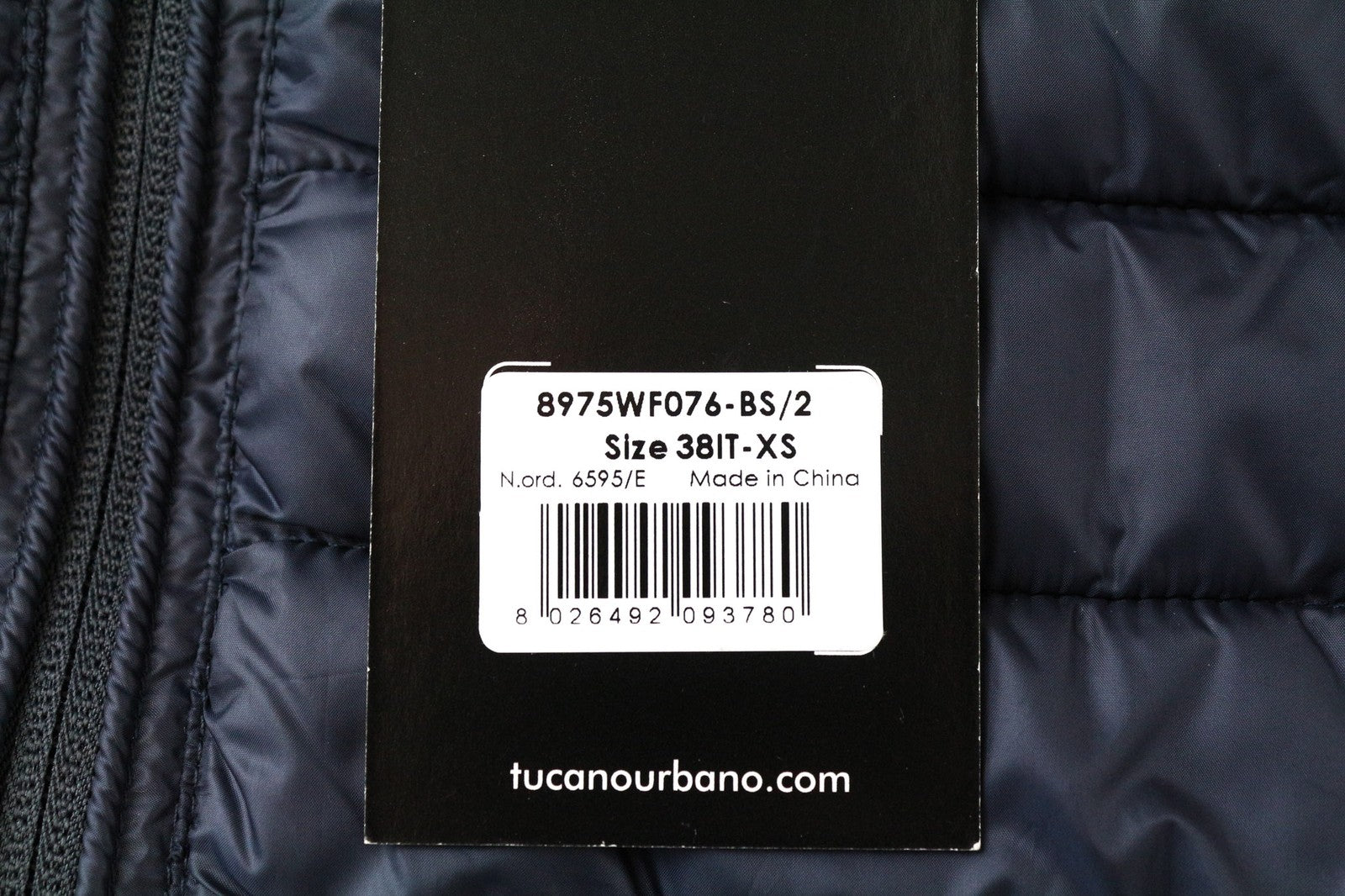 TUCANO URBANO moteriška dygsniuota striukė su pamušalu, XS, mėlyna 