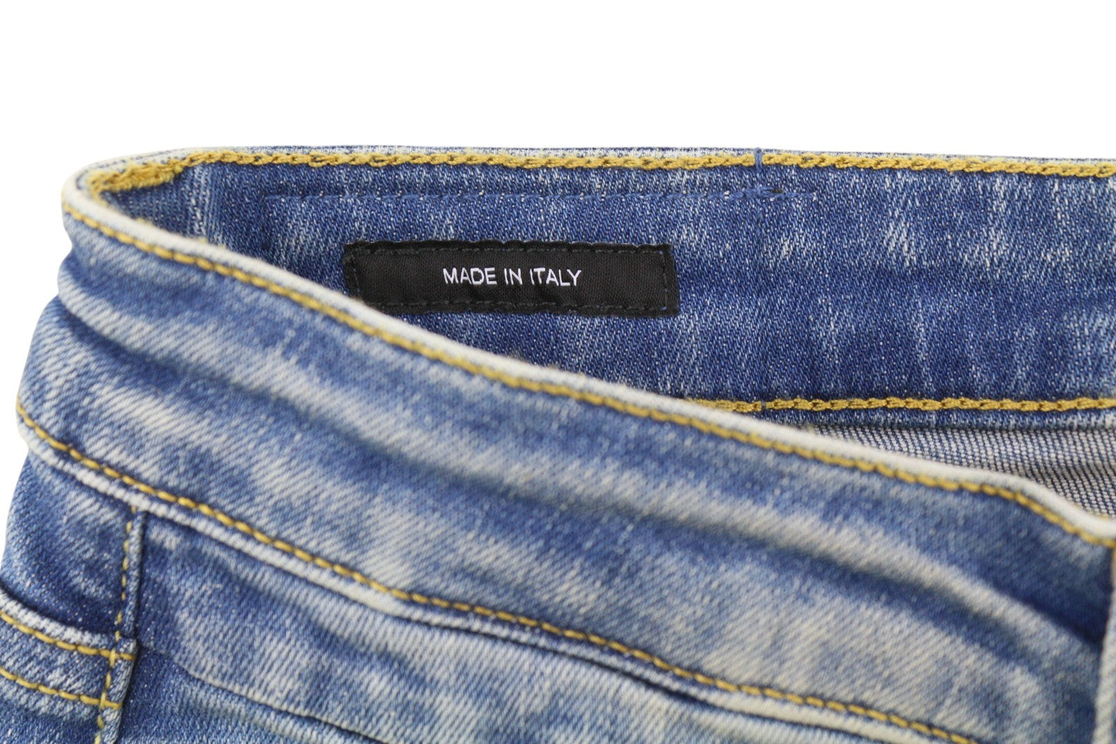 R13 berniukiškos aptemptos moteriškos džinsinės kelnės, 27, mėlynos, skalbtos, išblukusios, trumpintos iki kulkšnių. 