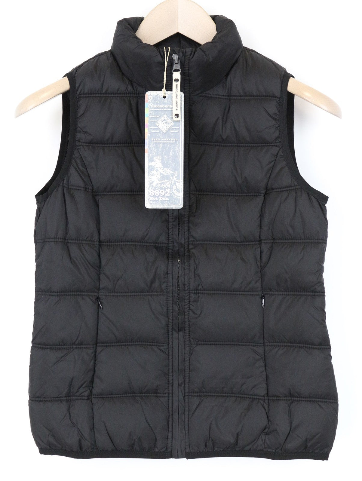 TUCANO URBANO Hot Dan Women's Vest IT38 Black Quilted Motorcycle Padded Classic