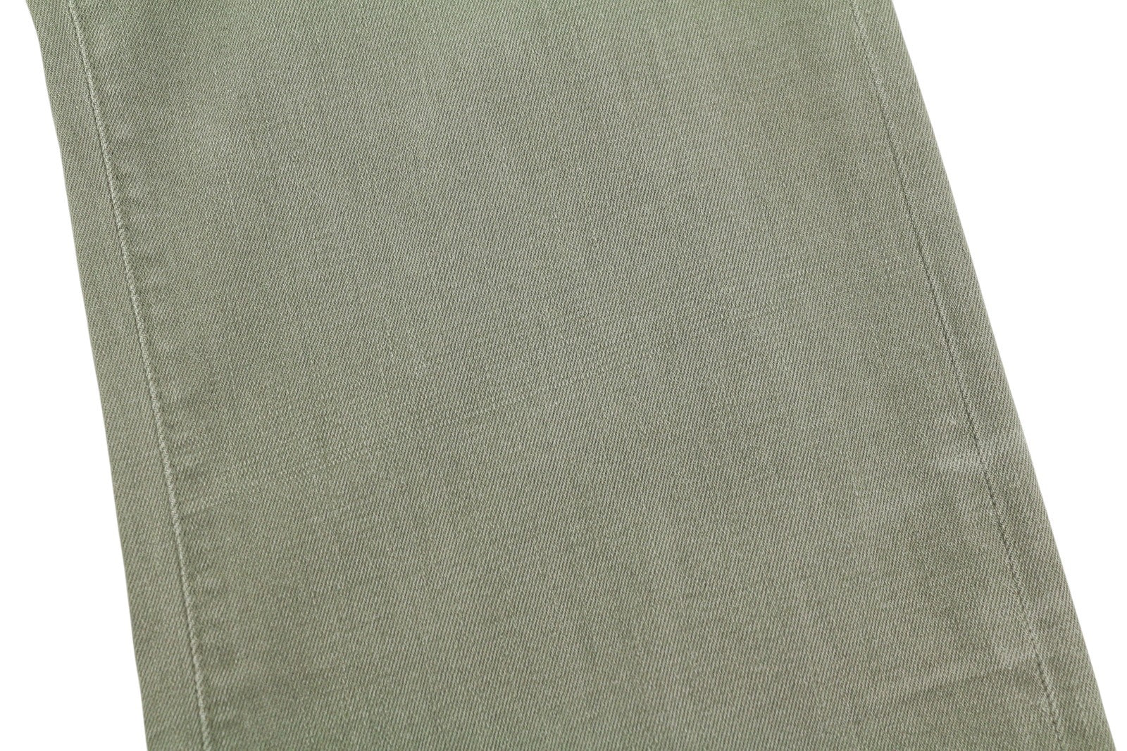 R13 Jane moteriški džinsai, 25, alyvuogių žali, tamprūs, laisvi, tiesūs, aukštu juosmeniu, rekomenduojama kaina – 699 € 