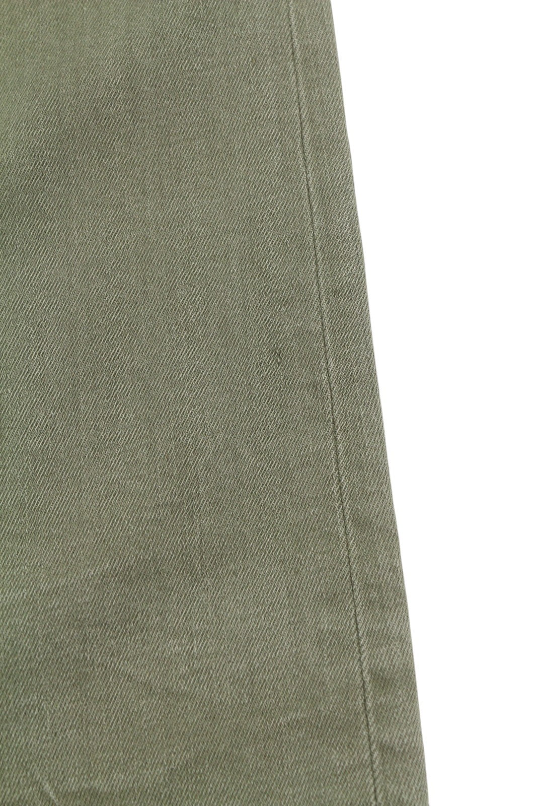 R13 Jane moteriški džinsai, 25, alyvuogių žali, tamprūs, laisvi, tiesūs, aukštu juosmeniu, rekomenduojama kaina – 699 € 