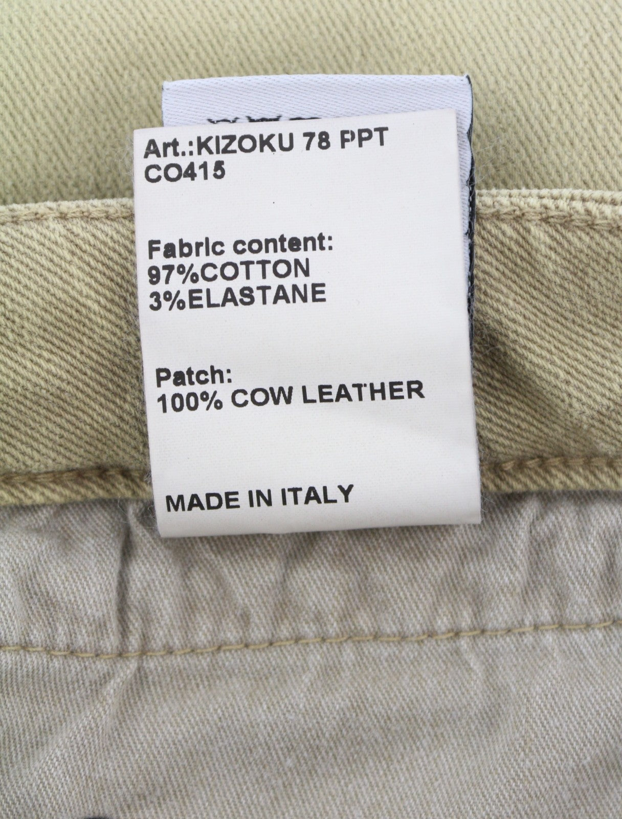 R13 berniukiški tiesūs moteriški džinsai 29 chaki spalvos, tamprūs, išblukę, trumpi, laisvalaikio stiliaus, rekomenduojama kaina – 699 € 