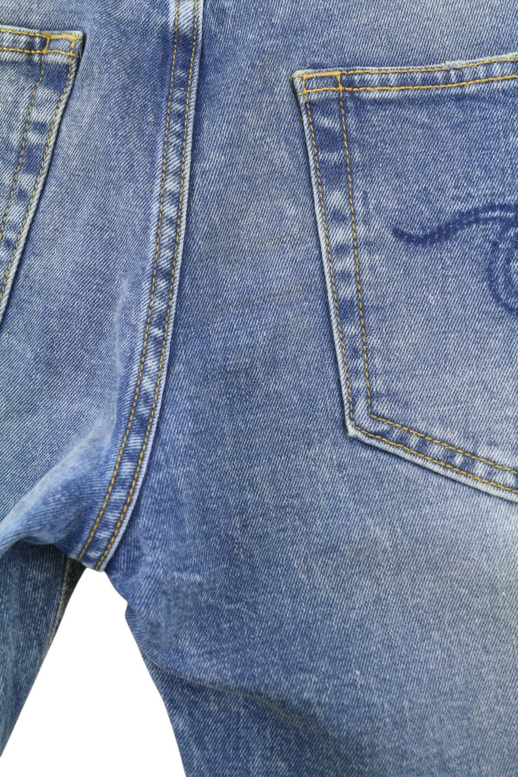 R13 berniukiški tiesūs, plėšyti moteriški džinsai, 30 Jasper tamprūs, išblukinti, skalbti, trumpinti džinsai 