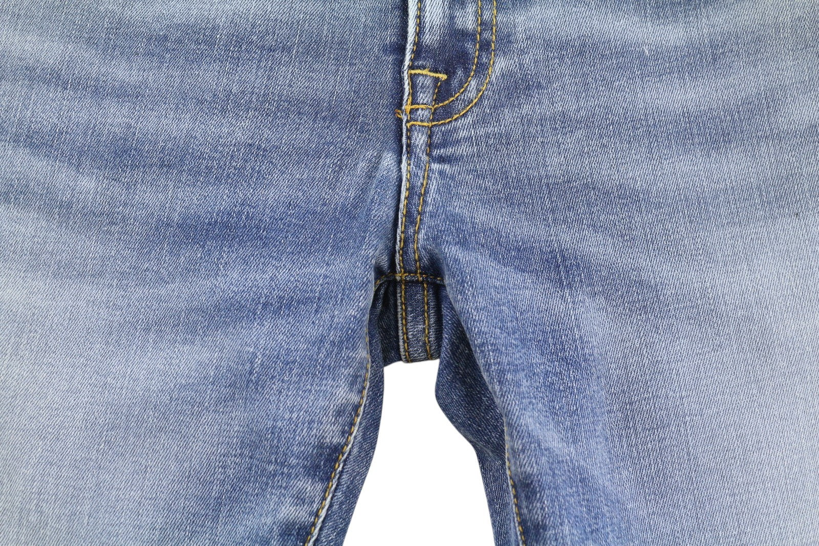 R13 berniukiški aptempti džinsai moterims 27 mėlyni, skalbti, išblukę, iki kulkšnių, trumpinti su užtrauktuku. 