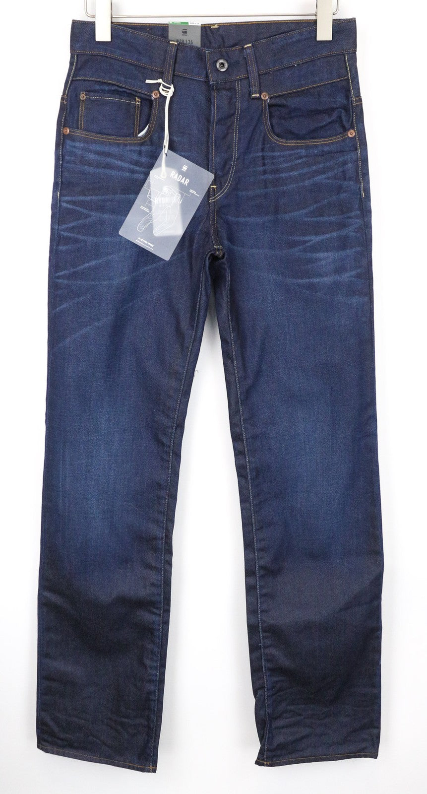 G-STAR RAW Radar Men's Jeans W28/L34 Loose Fit Blue Washed Pure Cotton Denim