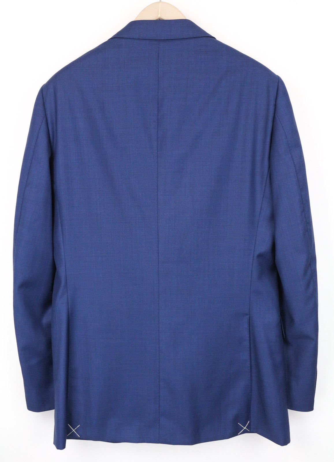 SUITSUPPLY Lazio Men's Blazer UK42L Blue Wool Slim Single-Breasted Tailored