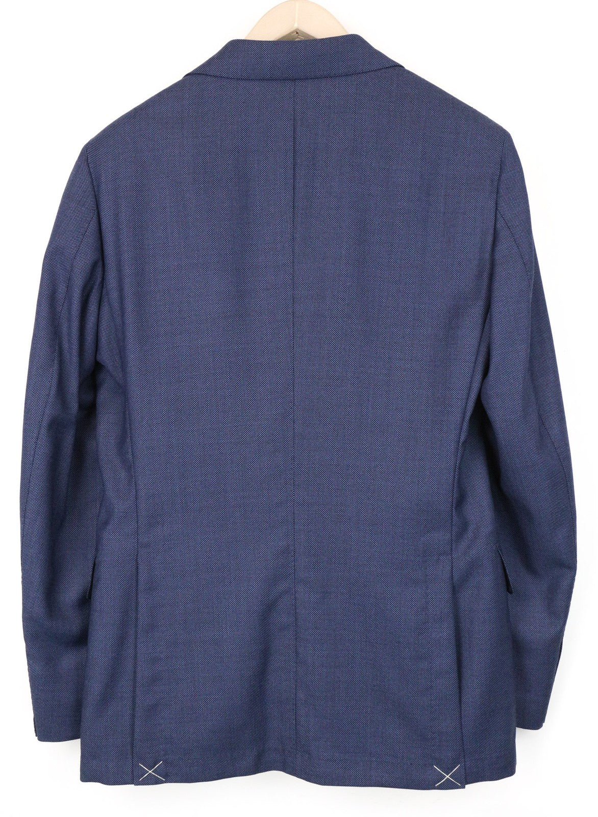 SUITSUPPLY La Spalla vyriškas švarkas, UK36R, mėlynas, vilnonis, vienaeilis, klasikinio kirpimo 