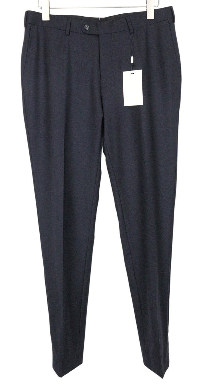 SUITSUPPLY La Spalla vyriškas kostiumas UK42R mėlynas vilnonis, trijų dalių, vienaeilis, klasikinis