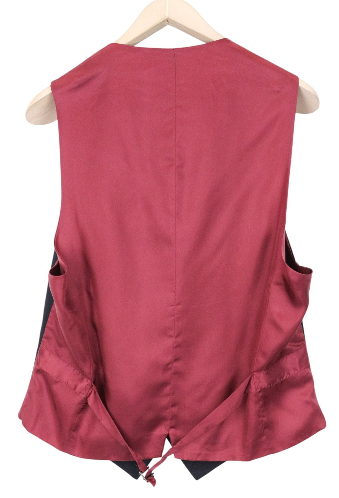 SUITSUPPLY La Spalla vyriškas kostiumas UK42R mėlynas vilnonis, trijų dalių, vienaeilis, klasikinis