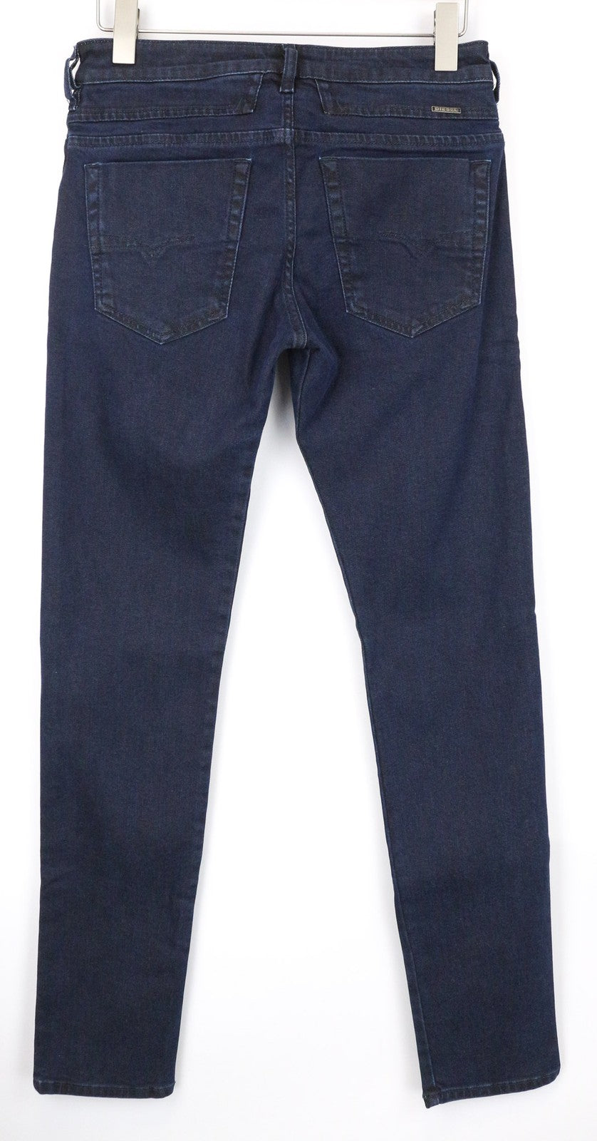 DIESEL D-Bazer 084LC vyriški džinsai W28/L34 siaurėjantys, mėlyni, tamprūs medvilniniai džinsai 