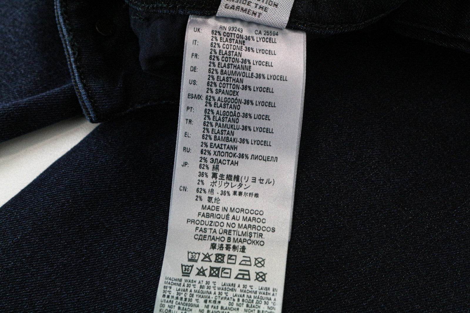 DIESEL D-Bazer 084LC vyriški džinsai W28/L34 siaurėjantys, mėlyni, tamprūs medvilniniai džinsai 