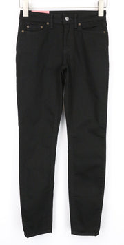 ACNE STUDIOS Bla Konst Women's Jeans W25/L32 Skinny Black 5-Pocket Denim Pants