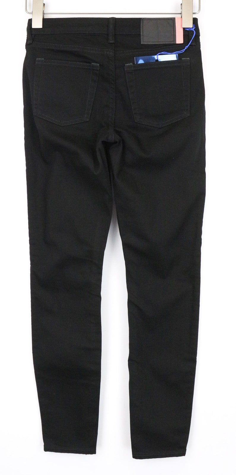 ACNE STUDIOS Bla Konst Women's Jeans W25/L32 Skinny Black 5-Pocket Denim Pants