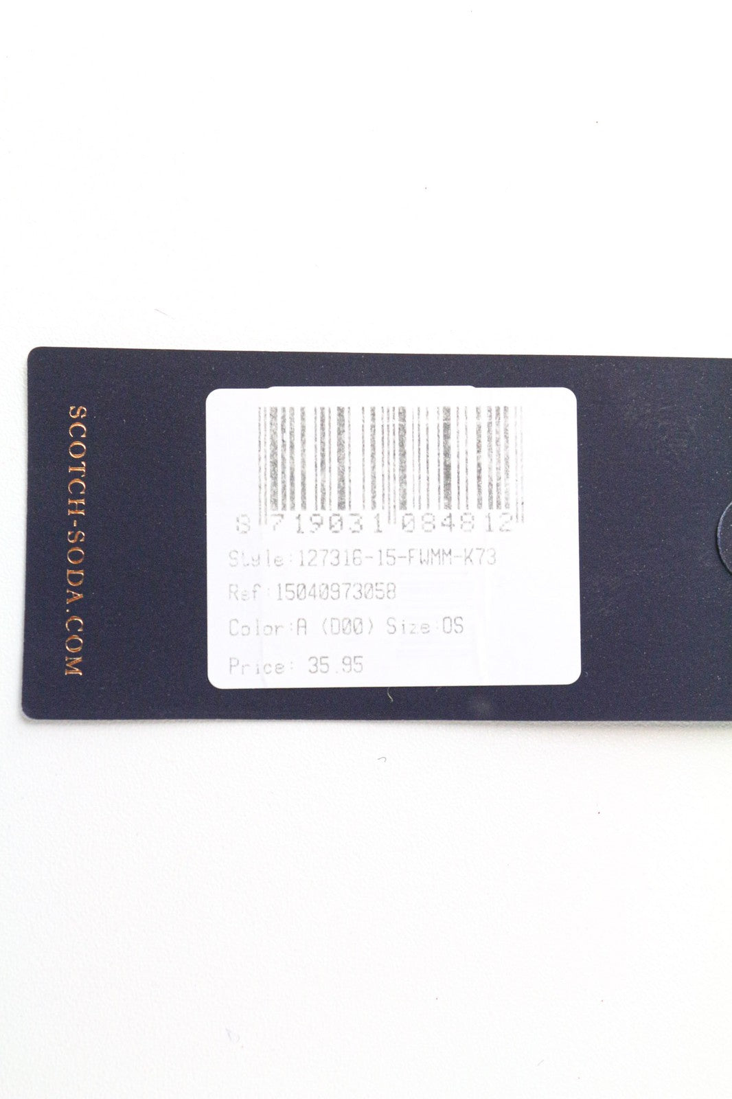 SCOTCH &amp; SODA Ams Couture vyriška kepurė OS violetinė dryžuota vilnonė megzta kepurė 