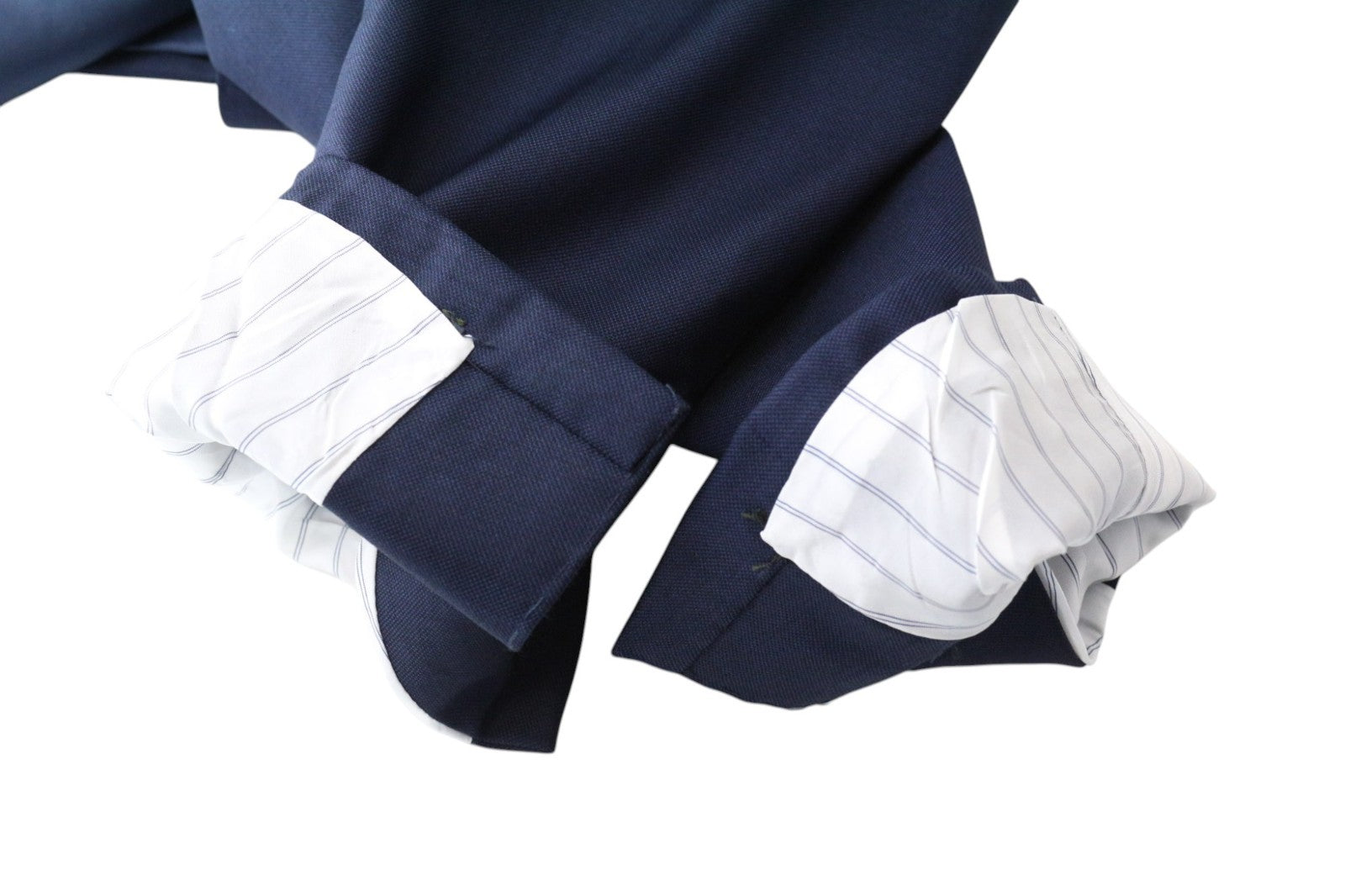 SUITSUPPLY Lazio Men's Suit UK36L Blue Wool 2 Piece Single-Breasted Tailored