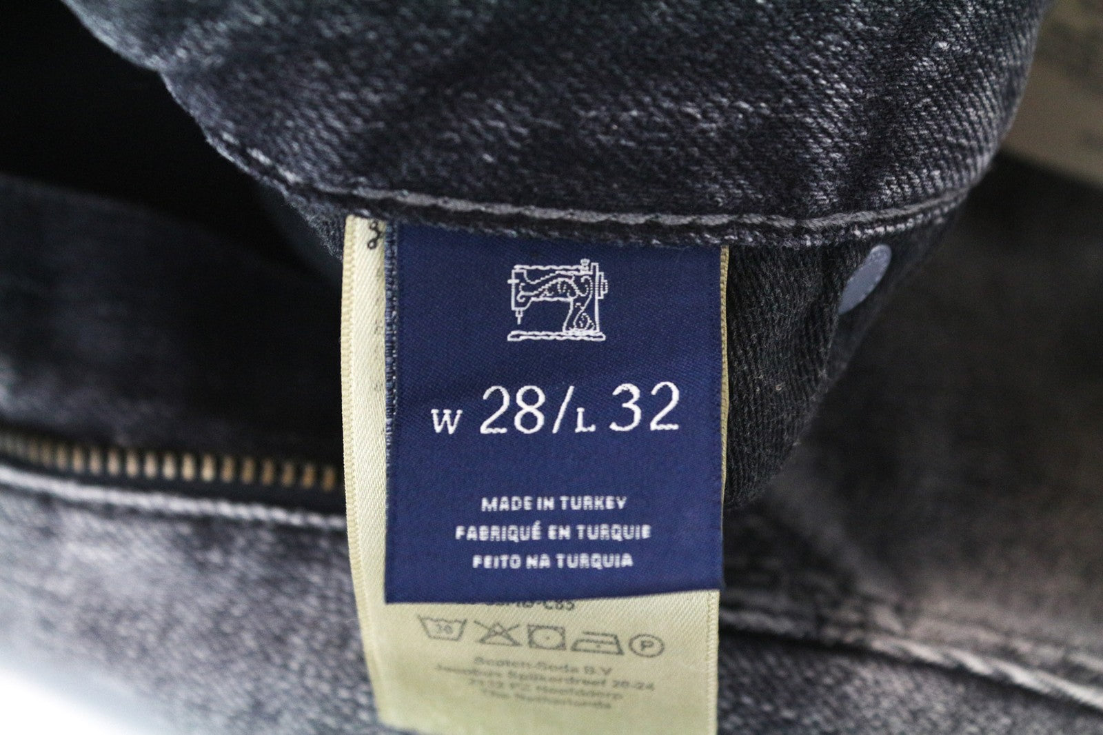 SCOTCH & SODA Skim X Women's Jeans W28/L32 Skinny Grey Cotton Ripped Knee