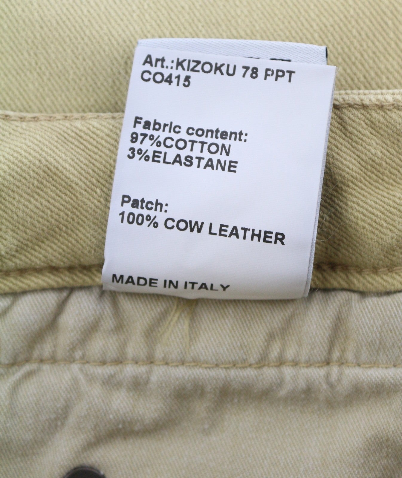 R13 Boy Straight Women Jeans 26 Khaki Stretchy Faded Cropped Casual RRP€699