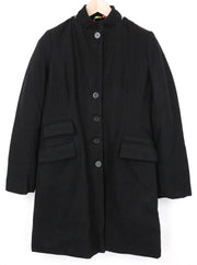 TUCANO URBANO New Carmen Women's Coat IT42 Black Wool Blend Windproof Biker