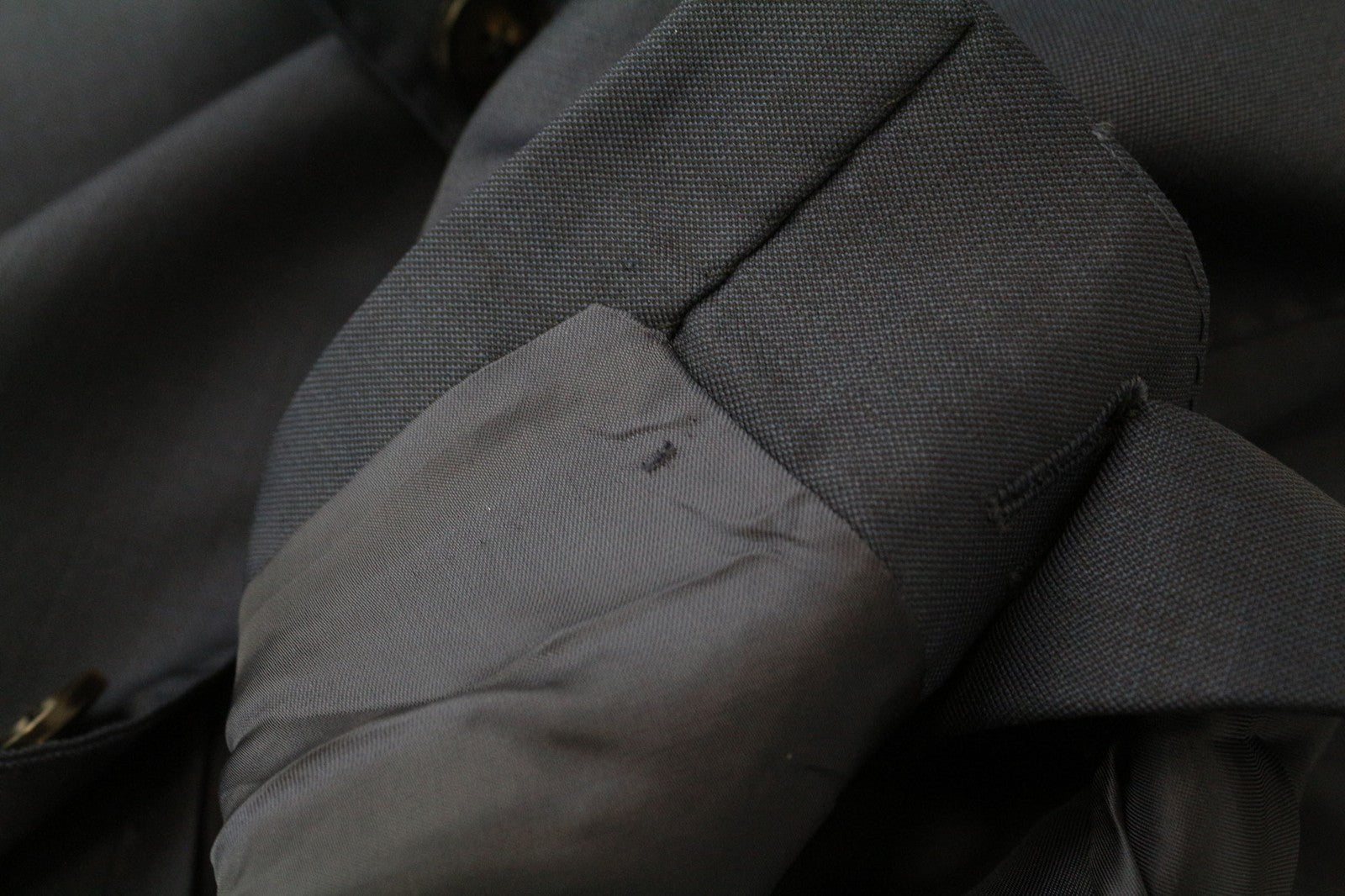 SUITSUPPLY La Spalla Men's Blazer UK42L Slim Bird's Eye Blue Wool S130s Check