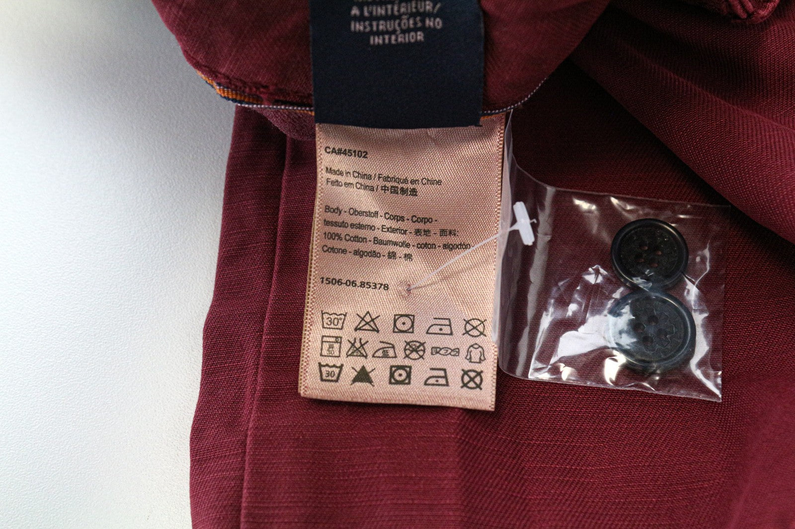 SCOTCH & SODA Theon Men's Trousers W29/L34 Red Slim Non-Stretch Chino Pants