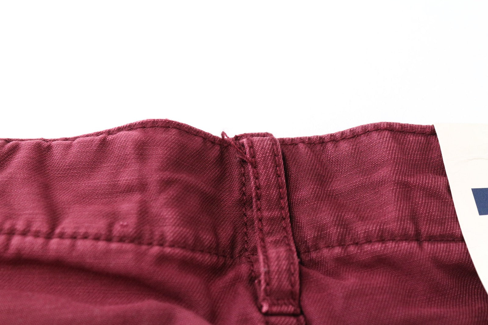 SCOTCH & SODA Theon Men's Trousers W29/L34 Burgundy Slim Non-Stretch Chino