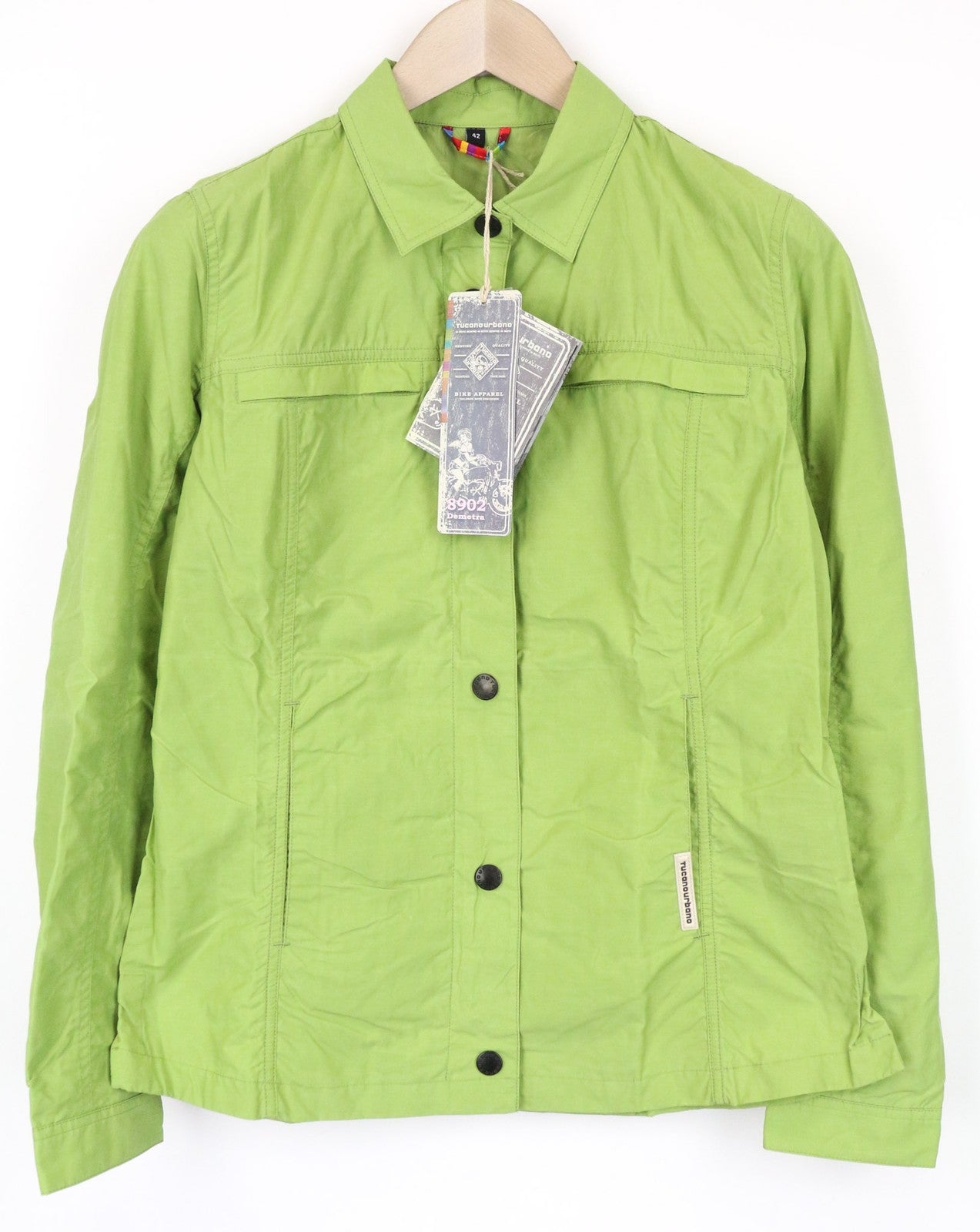 TUCANO URBANO Demetra Women's Jacket IT42 Green Breathable Windproof Moto