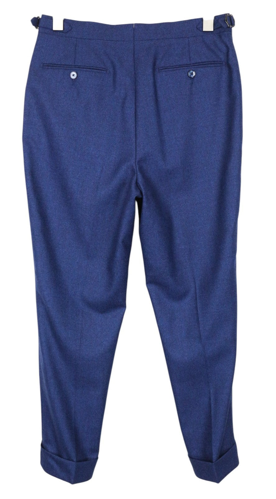 SUITSUPPLY La Spalla Men's Suit UK36S Mid Blue Slim 2-Piece Wool S120s Melange