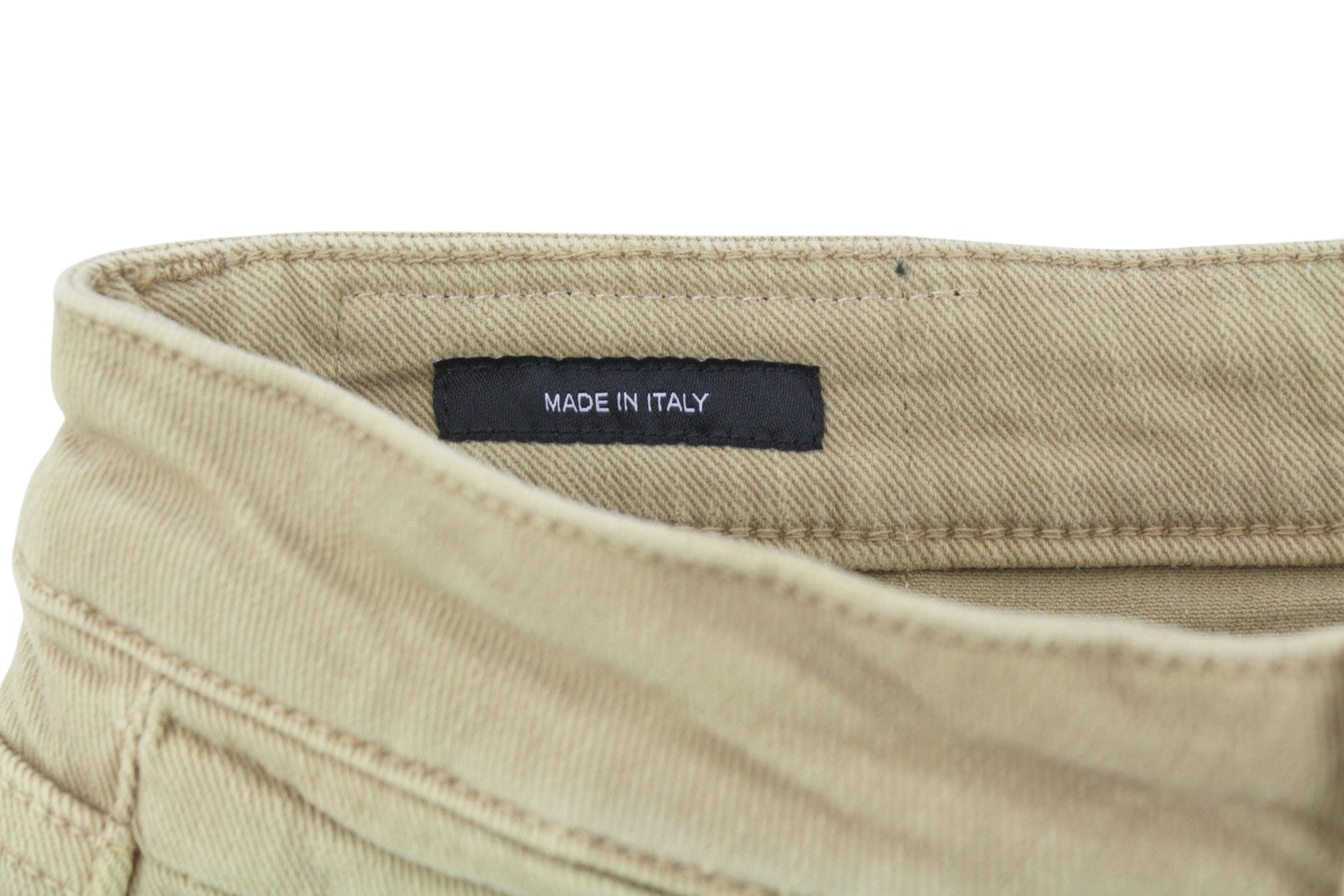 R13 Boy Straight Women Jeans 28 Khaki Stretch Faded Ankle Length Casual RRP€699