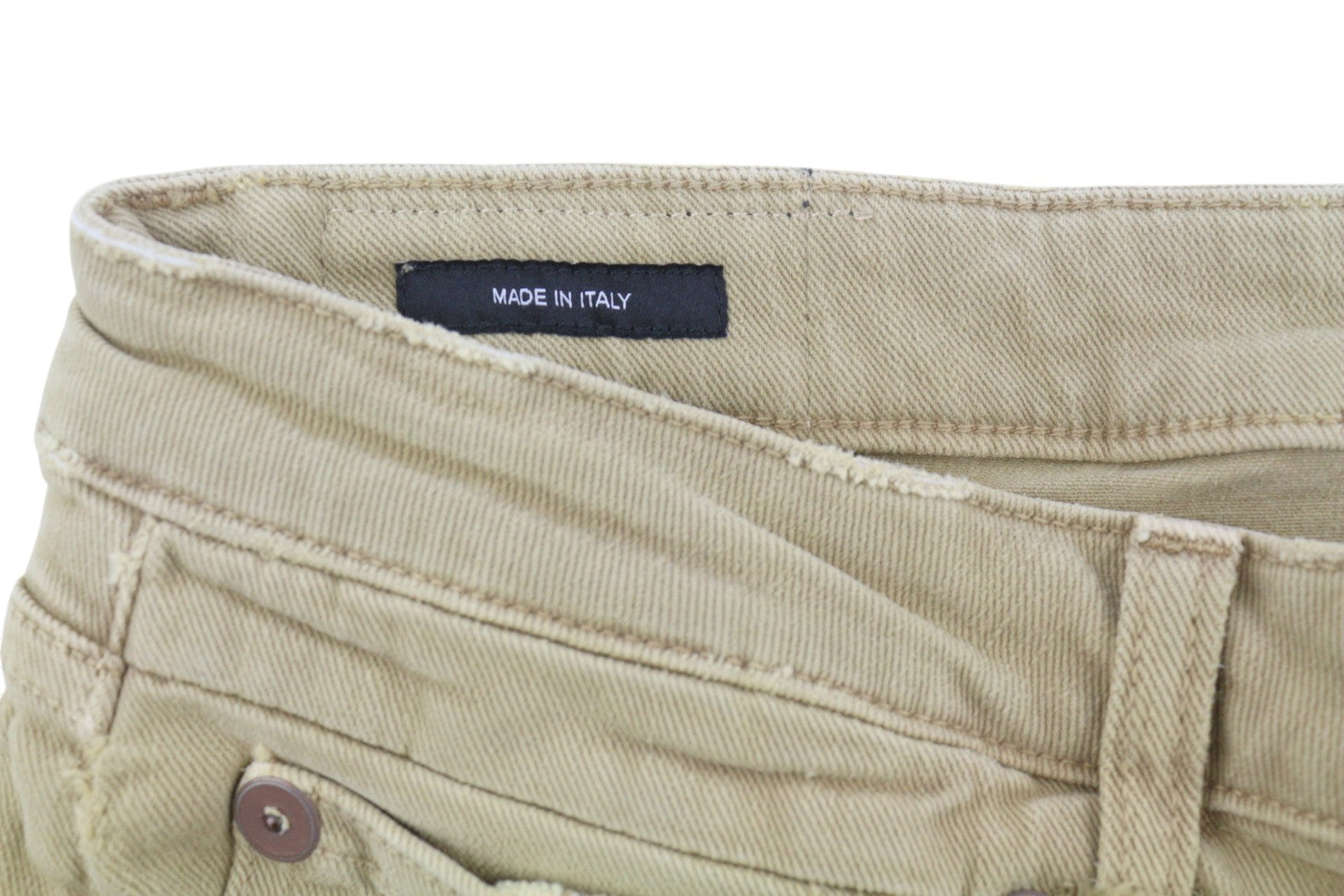 R13 berniukiški tiesūs moteriški džinsai, 30 chaki spalvos, tamprūs, blukinti, iki kulkšnių, laisvalaikio, RRP 699 € 