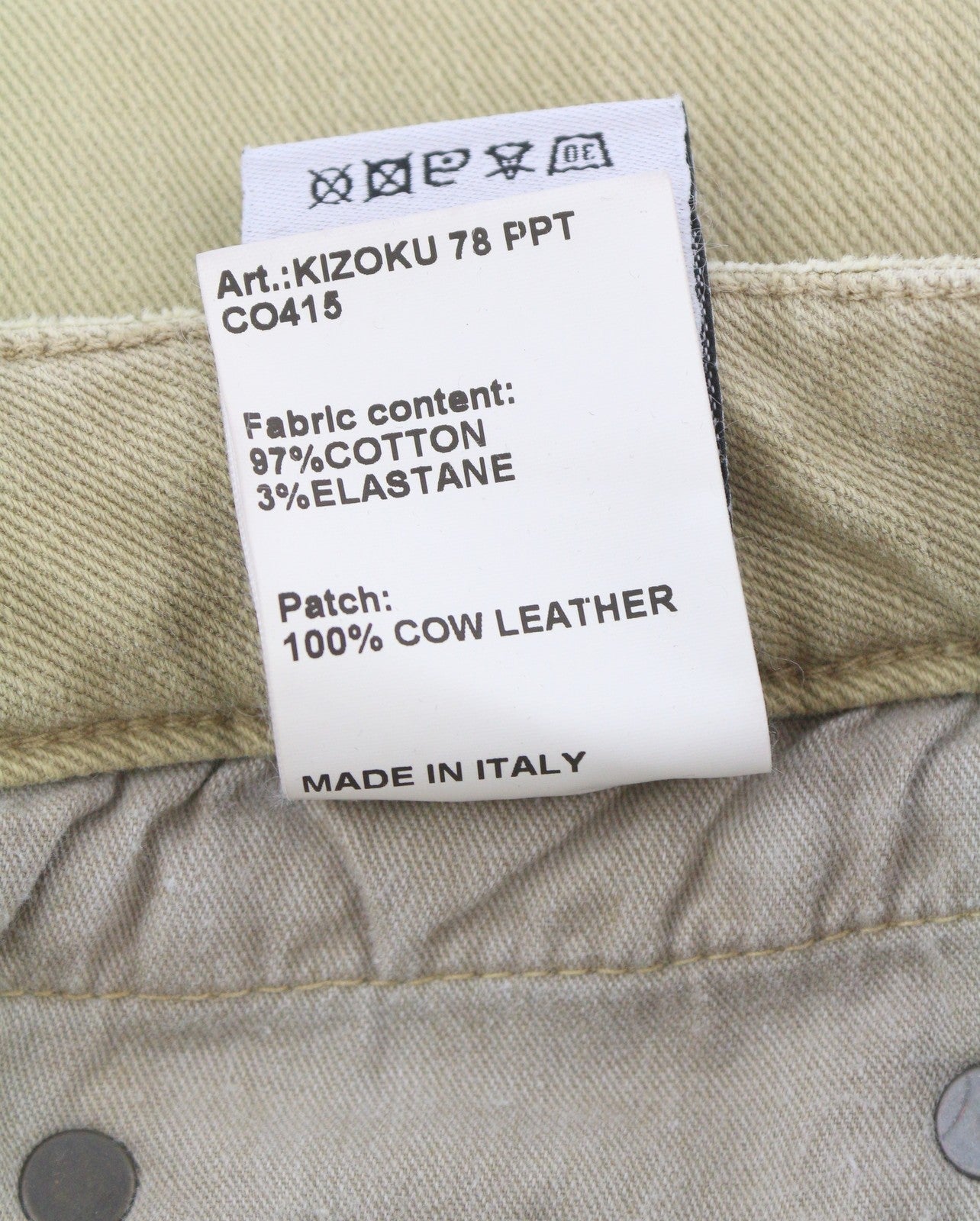 R13 berniukiški tiesūs moteriški džinsai, 30 chaki spalvos, tamprūs, blukinti, iki kulkšnių, laisvalaikio, RRP 699 € 