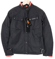 TUCANO URBANO 2Cilindri moteriška striukė XS, juoda, šarvuota, kvėpuojanti motociklininkų striukė 