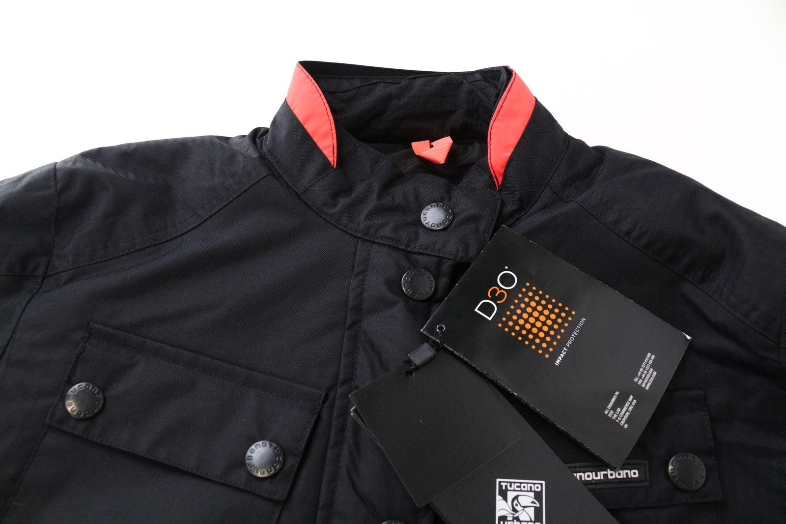 TUCANO URBANO 2Cilindri moteriška striukė XS, juoda, šarvuota, kvėpuojanti motociklininkų striukė 