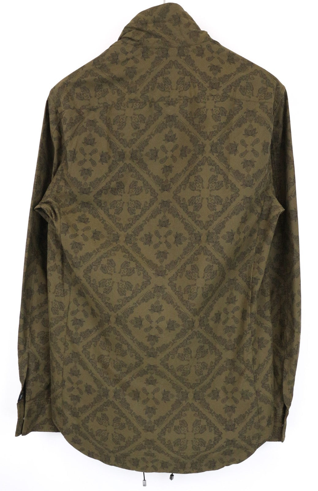 SCOTCH & SODA Ams Couture Men's Jacket S Green Cotton Blend Pattern Lightweight