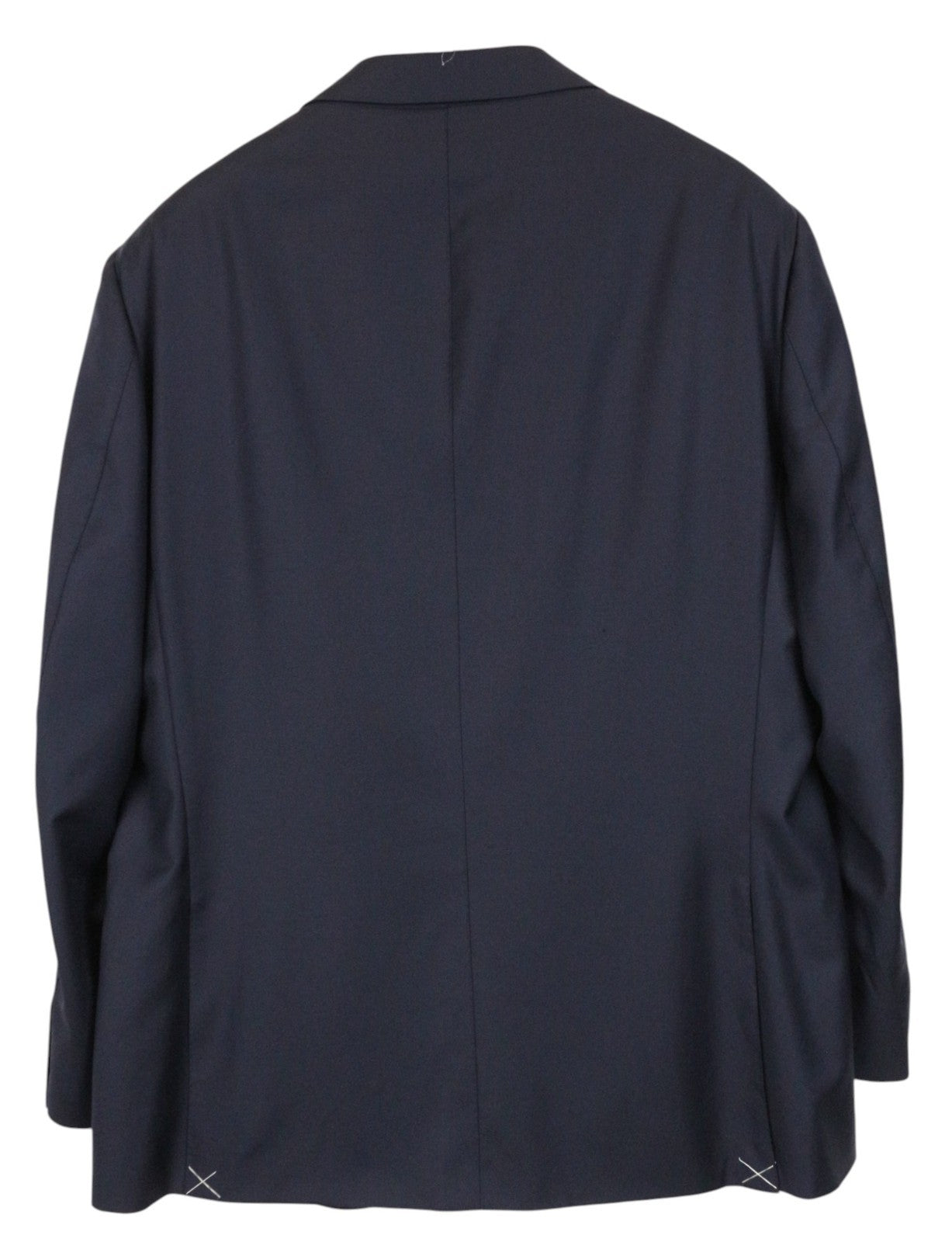 SUITSUPPLY Lazio Men's Suit UK52R Navy Blue Pure Wool 2 Piece Slim Single-Breast