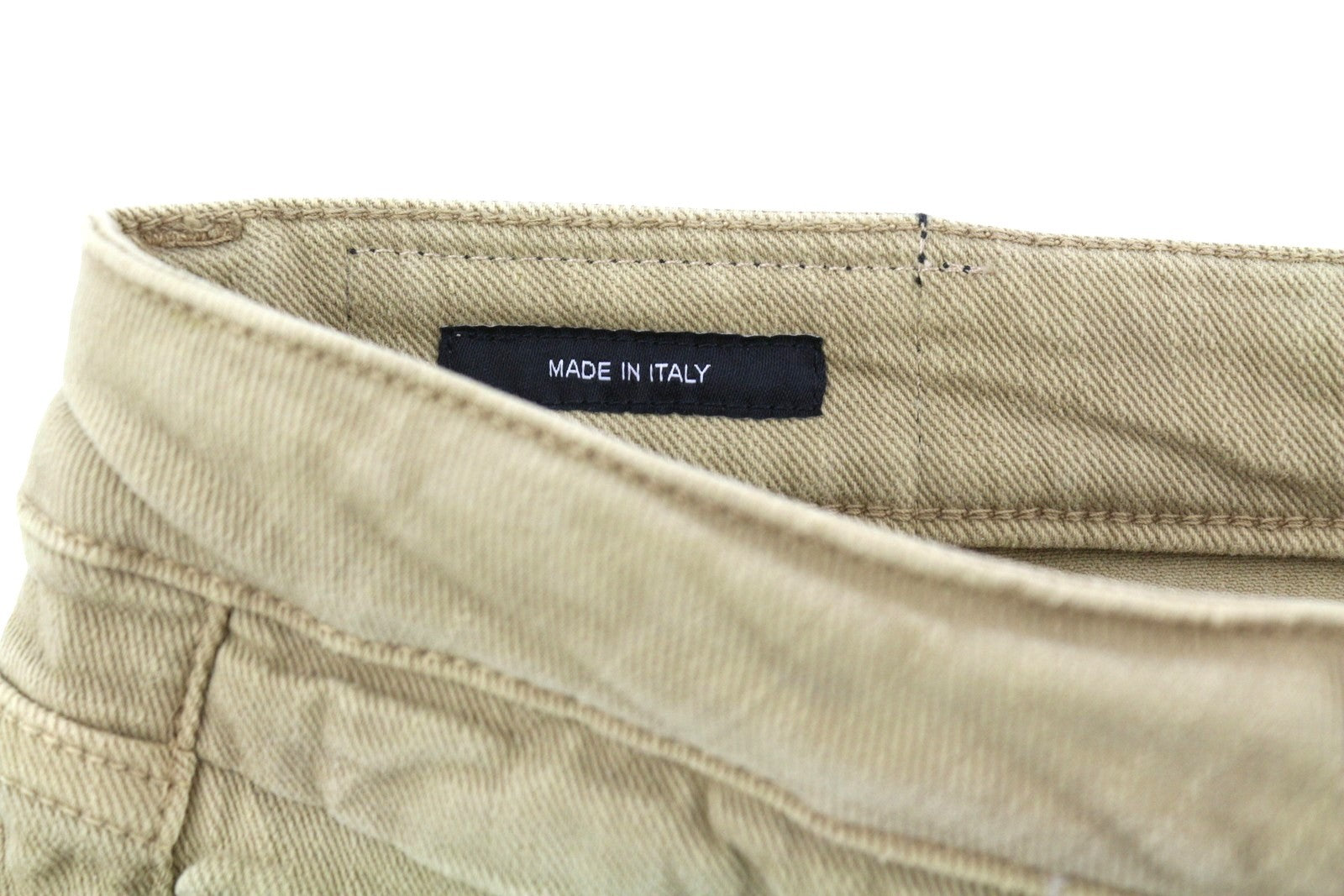 R13 berniukiški tiesūs moteriški džinsai, 31 chaki spalvos, tamprūs, išblukę, trumpinti iki kulkšnių, rekomenduojama kaina – 699 € 