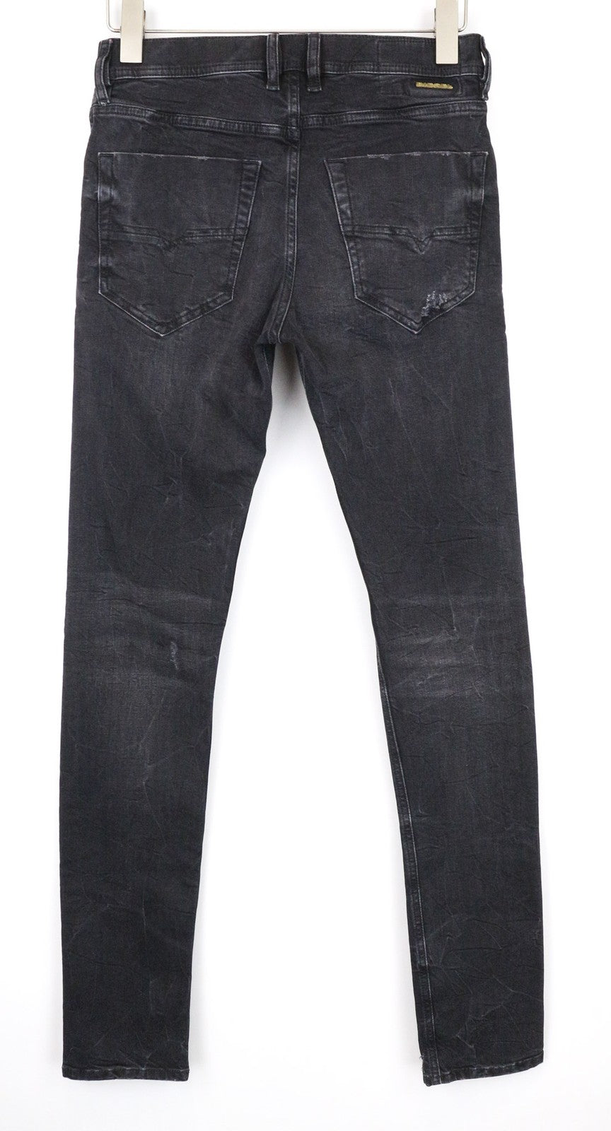 DIESEL Tepphar 069DV vyriški džinsai W28/L34 juodi, ploni, morkų spalvos, tamprūs, džinsai 