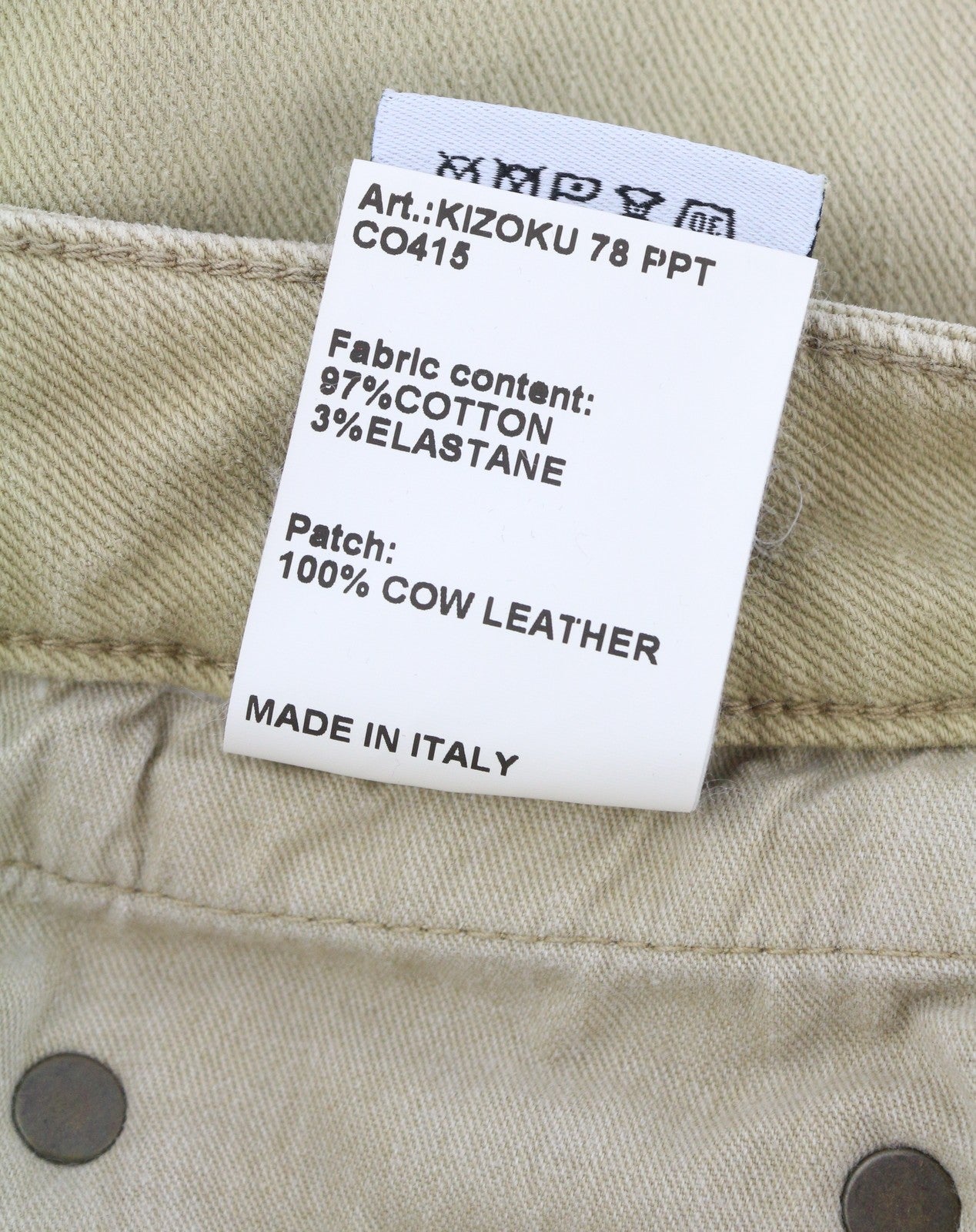 R13 Boy Straight Women Jeans 25 Khaki Stretch Washed Cropped Ankle Zip RRP€699