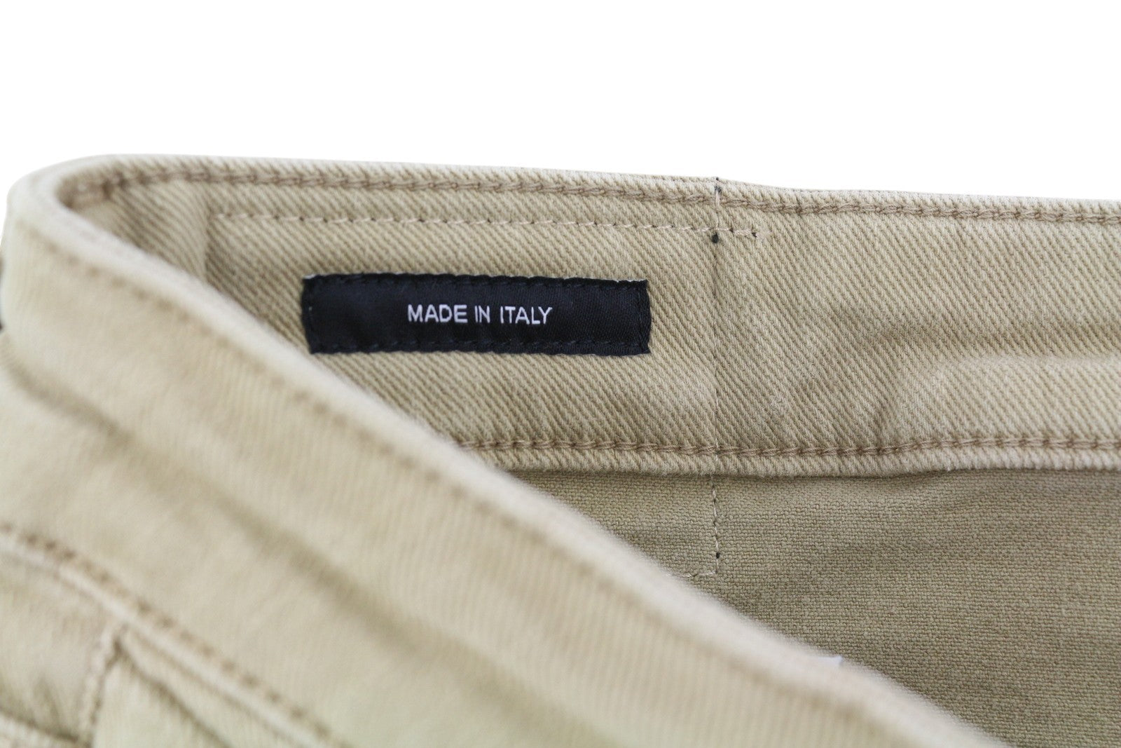 R13 Boy Straight Women Jeans 25 Khaki Stretch Washed Cropped Ankle Zip RRP€699