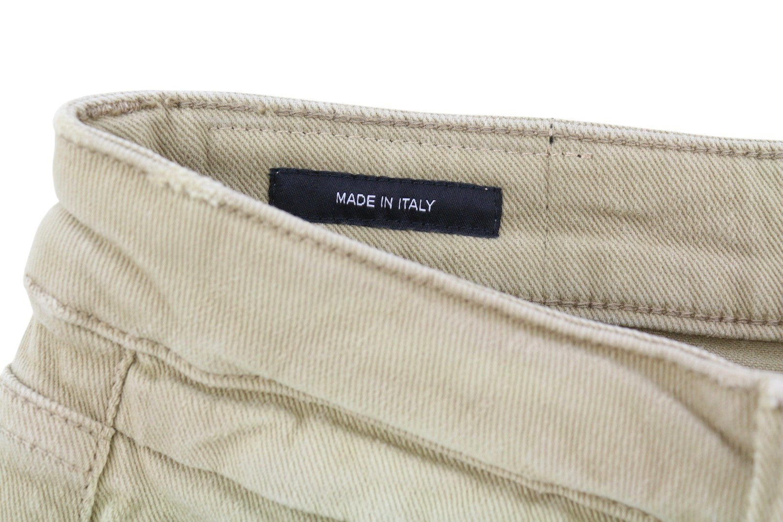 R13 berniukiški tiesūs moteriški džinsai, 25 chaki spalvos, tamprūs, išblukę, trumpi, iki kulkšnių, rekomenduojama kaina – 699 € 