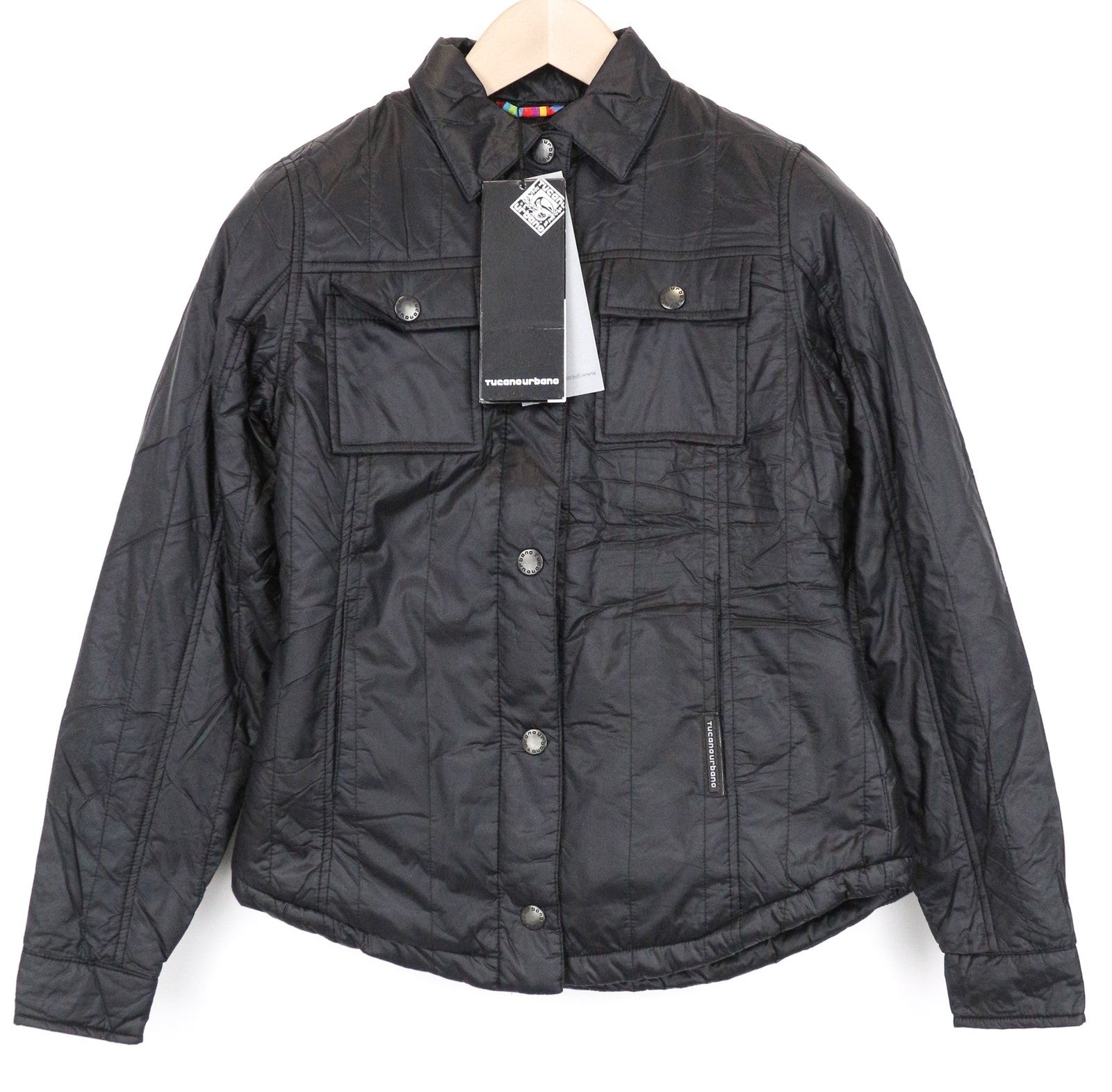 TUCANO URBANO Trudy Women's Jacket XS Black Thermal Padded Windbreaker Lined