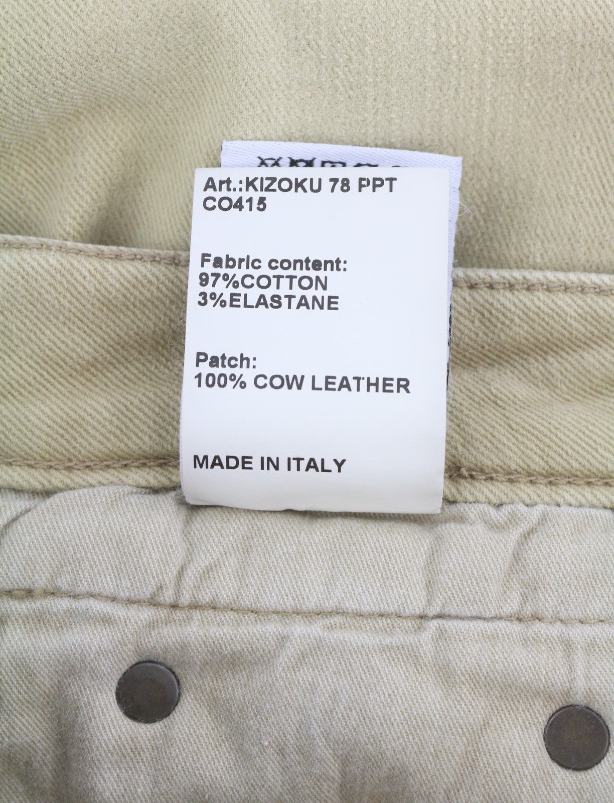 R13 Boy Straight Women Jeans 24 Khaki Stretch Washed Cropped Ankle Zip RRP€699