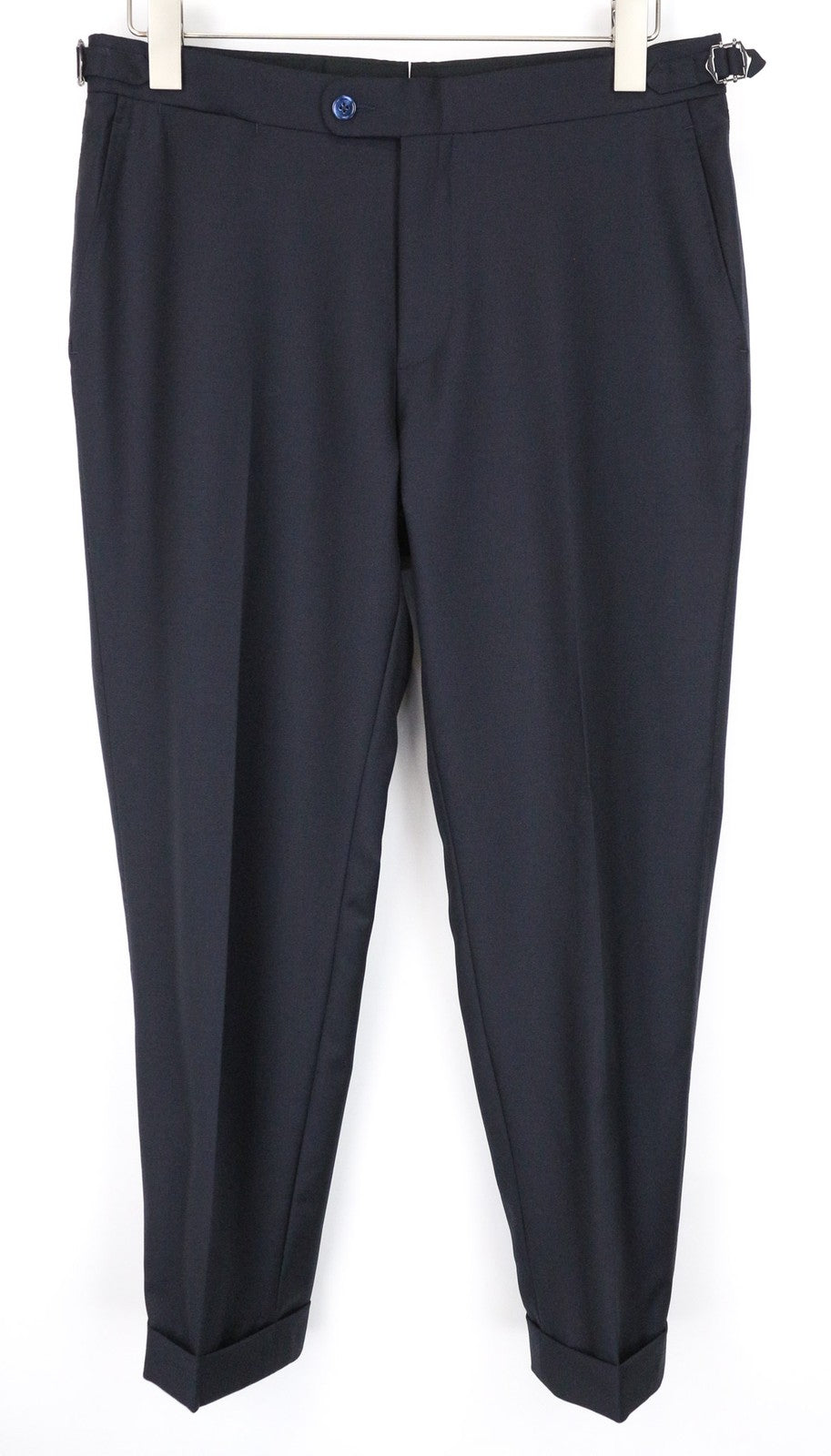 SUITSUPPLY La Spalla Men's Suit UK34S Navy Blue 3 Piece Pure Wool Single-Breast